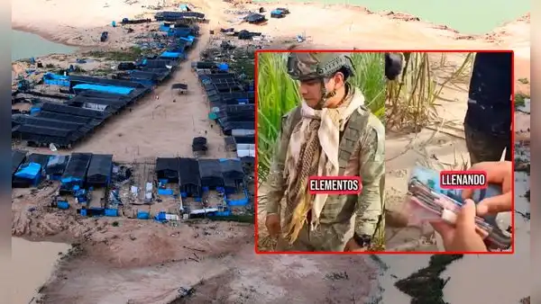 Madre de Dios: soldados del Ejército son grabados cobrando cupos a mineros ilegales en La Pampa