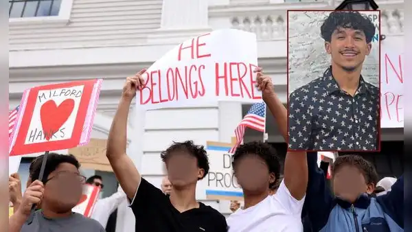 Estudiantes de secundaria protestan por su compañero inmigrante detenido por ICE en Massachusetts: ''Liberen a Marcelo''