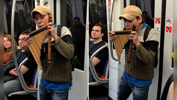 Peruano sorprende en Metro de Roma al tocar la zampoña y emociona a pasajeros: “Sonidos que tocan el alma”