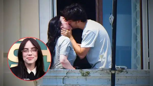 Billie Eilish confirma su relación con Natt Wolf: cantantes fueron fotografiados besándose en un balcón en Venecia
