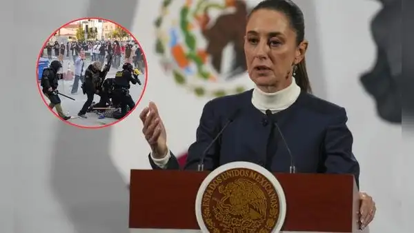 Claudia Sheinbaum hace un llamado a la paz tras redadas violentas en EEUU: “Los mexicanos no son delincuentes”
