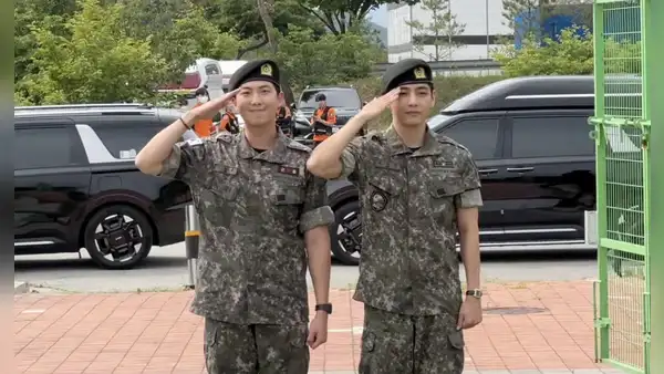 V y RM dejan el uniforme: así fue la emotiva salida de los idols de BTS del ejército