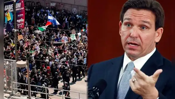 Ron DeSantis ofrece la Guardia Estatal de Florida para controlar las protestas contra la ley de inmigración en California