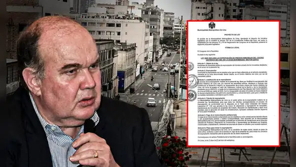 López Aliaga presenta proyecto de ley para expropiar inmuebles del jirón Zepita y habilitar 'Central Park' limeño