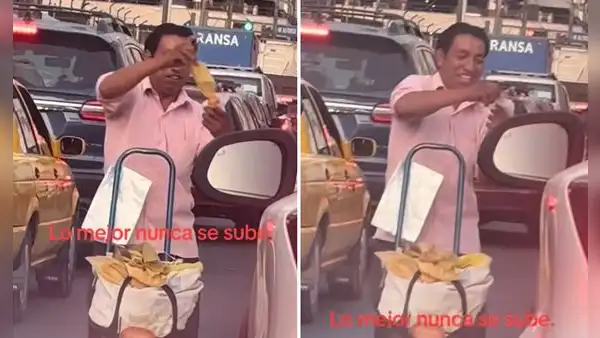 Ambulante peruano sorprende con su divertida forma de vender tamales: “No duerme en sus laureles”