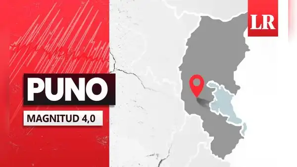 Temblor de magnitud 4.0 se sintió en Puno hoy, según IGP