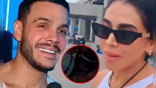 Vania Bludau responde sobre foto filtrada en la que se ve abrazada con Mario Irivarren: “Ni me había acordado”