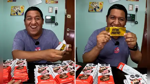 Así descubrió un peruano que ganó el ticket dorado de chocolate HH: gastó casi S/1.000 en 101 barras de este dulce