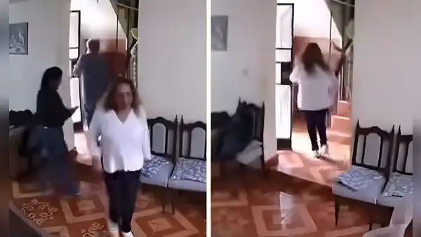 Peruana se rehusó a evacuar de su casa, pero fuerte sismo igual la hizo evacuar: “Yo no voy a salir”