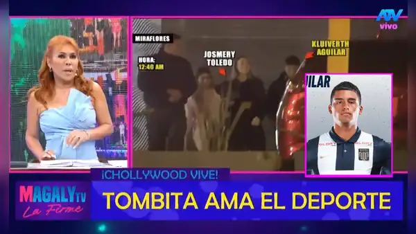 Ampayan a Jossmery Toledo con futbolista peruano de 22 años y Magaly Medina reacciona: “Es un jovencito”