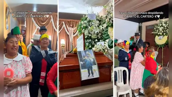 Fan del 'Chavo del 8' fallece y sus amigos lo despiden disfrazados como personajes de la vecindad
