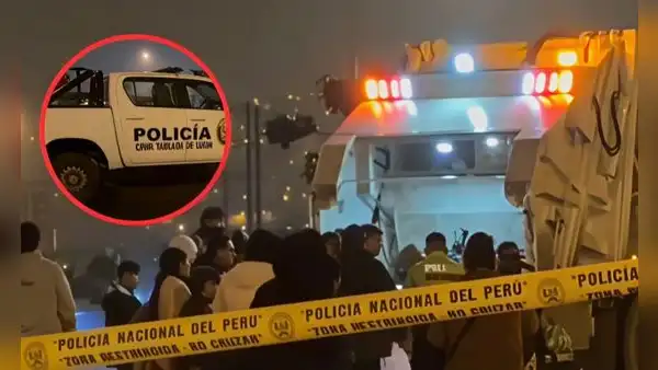 Choque entre moto y camión recolector de basura deja 1 muerto y 1 herido de gravedad en VMT