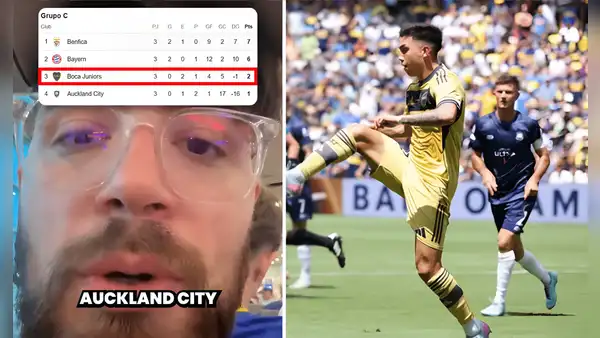 La Cobra expresó su indignación tras el empate de Boca Juniors ante el Auckland City: ''Nos metió gol un profesor''