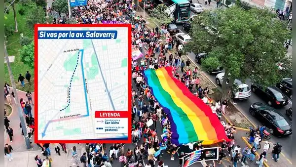Marcha del Orgullo este 28 de junio: ATU implementa desvíos vehiculares y rutas alternas en Jesús María