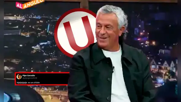 Néstor Gorosito ironiza sobre su sorpresivo tuit en pleno partido de Universitario: “Me contaron…”