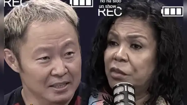 Eva Ayllón enfurece contra Kenji Fujimori y abandona su podcast en plena entrevista: "¿Tú has ido a algún show mío?“