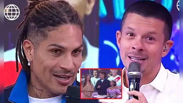 Paolo Guerrero encara a Mario Hart en vivo tras insinuar que 'vigila' a Ana Paula Consorte: "Igual que tú, Chato"