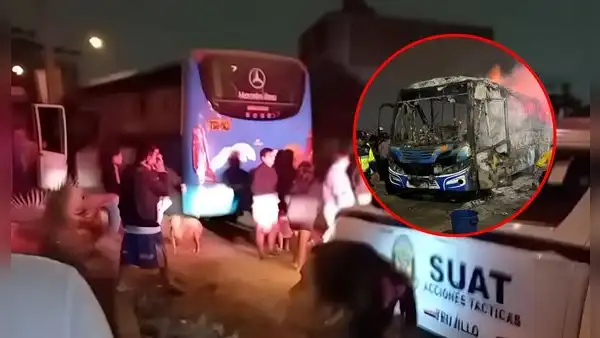 Finge ser pasajero y dispara contra chofer y cobrador en bus de empresa extorsionada en Trujillo: Los Pulpos estarían detrás de atentado