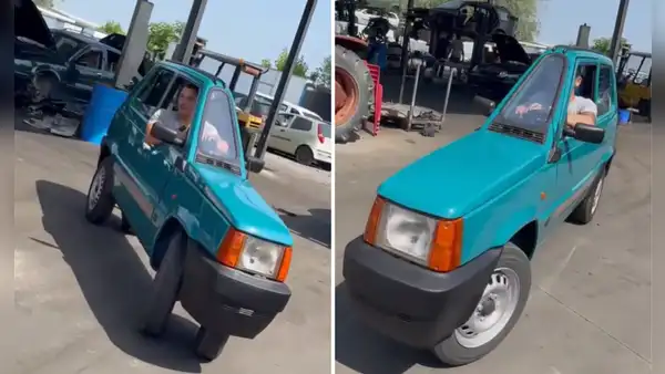 Joven conduce peculiar auto y se vuelve viral en redes: "Así me llegaría si pido por Temu"