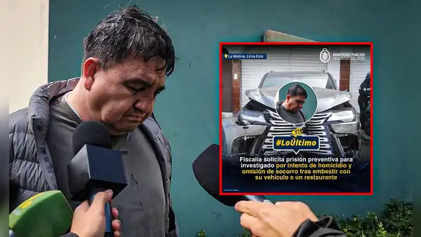 Fiscalía solicita 9 meses de prisión preventiva para Miguel Angel Requejo, empresario que estrelló vehículo en restaurante “El Charrúa”
