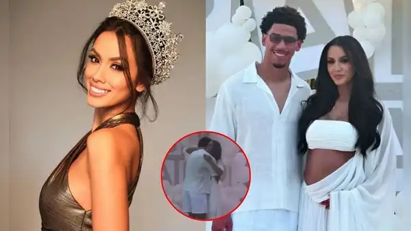Camila Escribens, ex Miss Perú, revela el sexo de su bebé en lujosa fiesta: Luciana Fuster y Jessica Newton no faltaron