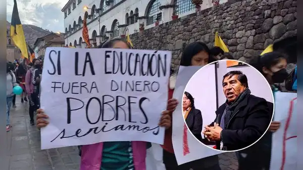 Maestros del Cusco: “Dina Boluarte se sube el sueldo pero a nosotros nos niegan una pensión justa”