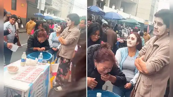 Vendedor en Lima convence a clientas de aplicarse concha de nácar y las redes estallan: “Parecen mimos”