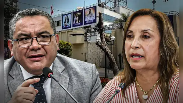 Dina Boluarte evita a la prensa tras denuncia de Juan Santiváñez a Latina: "Corra su pregunta al señor"