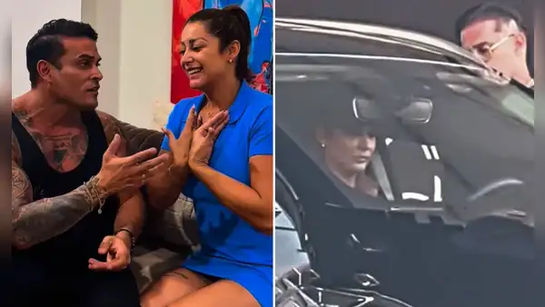 Christian Domínguez sorprende a Karla Tarazona al regalarle lujosa camioneta: “Todo es para la familia”