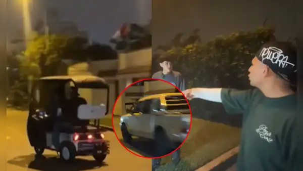 Alcalde de Ate, Franco Vidal, vivió momento de terror durante live en Kick: "Casi me atropella, iba directo a nosotros"