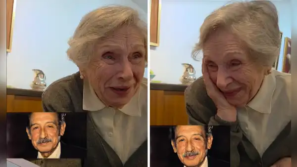 Mujer de 100 años ve a su esposo fallecido gracias a la IA en TikTok: el video conmueve a millones
