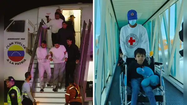 Venezuela repatria a 324 migrantes desde México mientras denuncia a EE.UU. por retener a niños