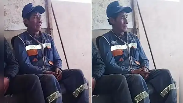 Padre peruano rompe en llanto al saber que no le renovarán el contrato: video es viral en TikTok
