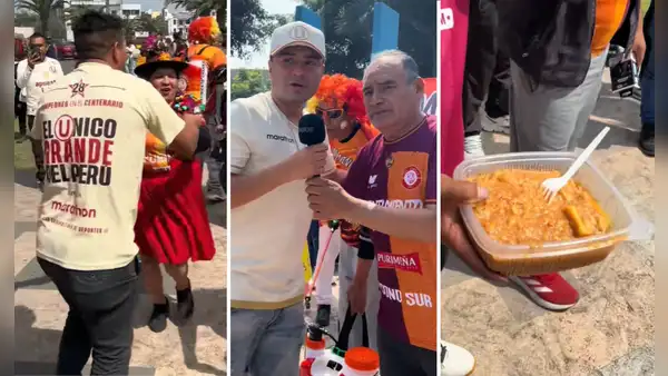 Hinchas de Universitario de Deportes sorprenden al regalar almuerzo a la hinchada rival de los Chankas