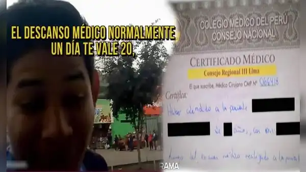 Venden certificados médicos falsos con firma legal a S/20 en SJL: dan descuento y diagnostican enfermedades inexistentes