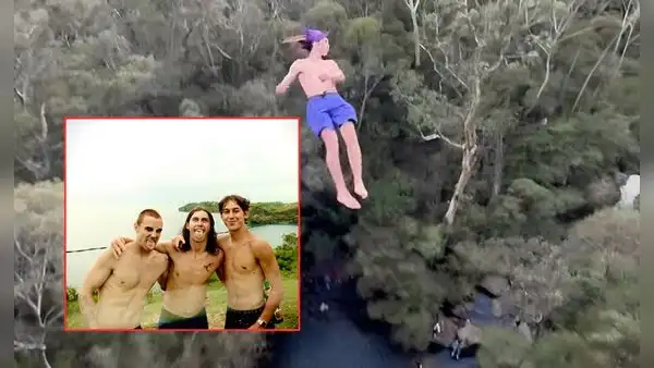 Influencer se fractura el cráneo al saltar desde una catarata de 42 metros en Australia: quería romper un récord