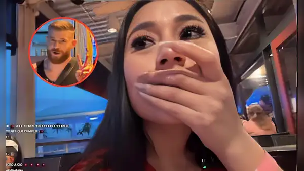 Streamer peruana Milenka se sorprende al encontrar al "doble" de Yaco Eskenazi mientras transmitía en vivo en Miami: "¡Sí es!"