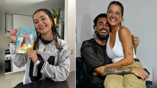 Majo con sabor le dedica recetario a su pareja Gino Assereto: "Un poquito de mi vida, pero con recetas"