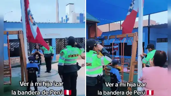 Madre venezolana se emociona al ver a su hija izar la bandera de Perú: "Agradecida por las oportunidades"