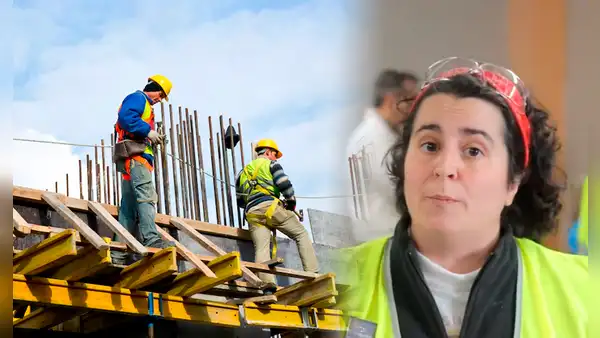 Una albañila genera polémica al invitar a mujeres a entrar al mundo de la construcción en España: "Se pierden oportunidades"