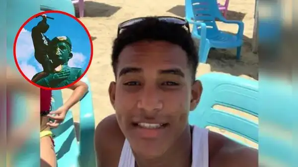 Joven acusado de vandalizar estatua de Chávez lleva un año siendo “torturado” por la policía venezolana: “Mi hermano está cansado de vivir”