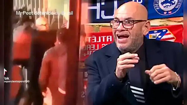 Filtran video del preciso momento en que arrestan a Mr. Peet en Brasil: fue reducido junto con hinchas de Alianza Lima