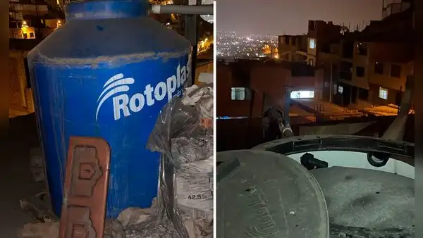 Vecina encuentra a su inquilino sin vida dentro de su tanque de agua en San Juan de Lurigancho