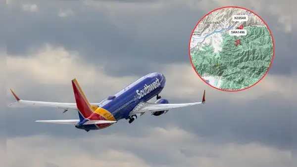 Avión de Southwest Airlines en California cae en picada 145 metros para evitar colisión aérea: "Salieron volando de sus asientos"