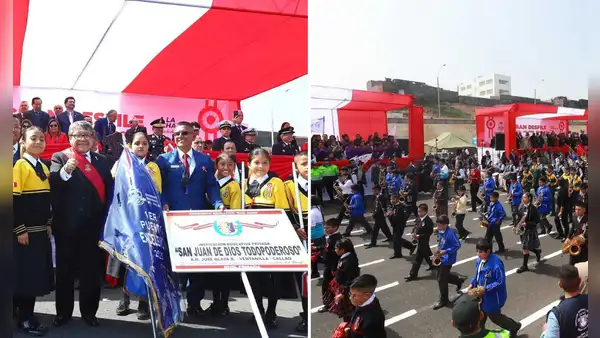 Desfile escolar por Fiestas Patrias en el Callao: conoce a los colegios ganadores en pasacalle de la Costa Verde
