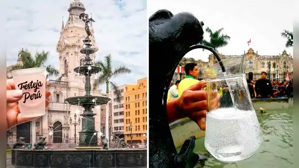Pisco brotará de la pileta de la Plaza de Armas de Lima por Fiestas Patrias: más de 7.000 degustaciones gratis