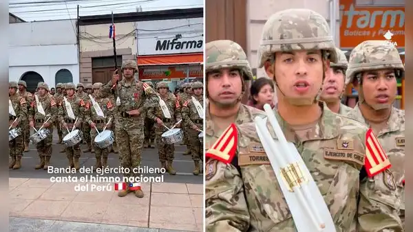 Ejército chileno conmueve al cantar Himno Nacional del Perú por Fiestas Patrias: "Gracias, hermanos"
