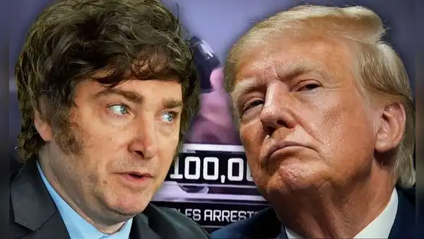 Anuncio del gobierno de EEUU contra la inmigración ilegal aparece en la televisión argentina luego del pacto de visas entre Milei y Trump
