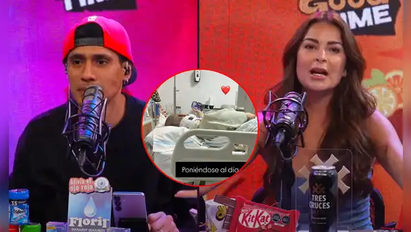 Esposa de Furrey comparte imagen del youtuber viendo 'Habla Good' y conductores de 'Good Time' manda su saludo: "Aquí está tu silla"
