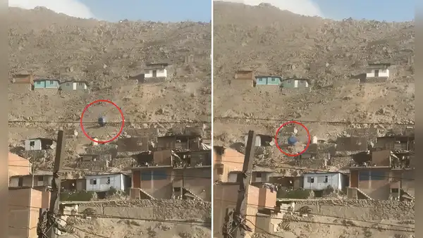 Tanque de agua cae desde lo alto de un cerro en Lima por fuertes vientos: vecina captó el momento y es viral en redes